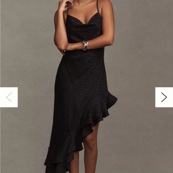 BHLDN Dresses & Skirts - BHLDN (Anthropologie) Satin Dress *like new*
